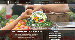 Desktop Screenshot of davisonfarmersmarket.com
